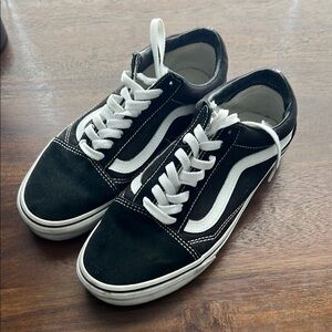 Vans Black and White Old Skool Sneakers